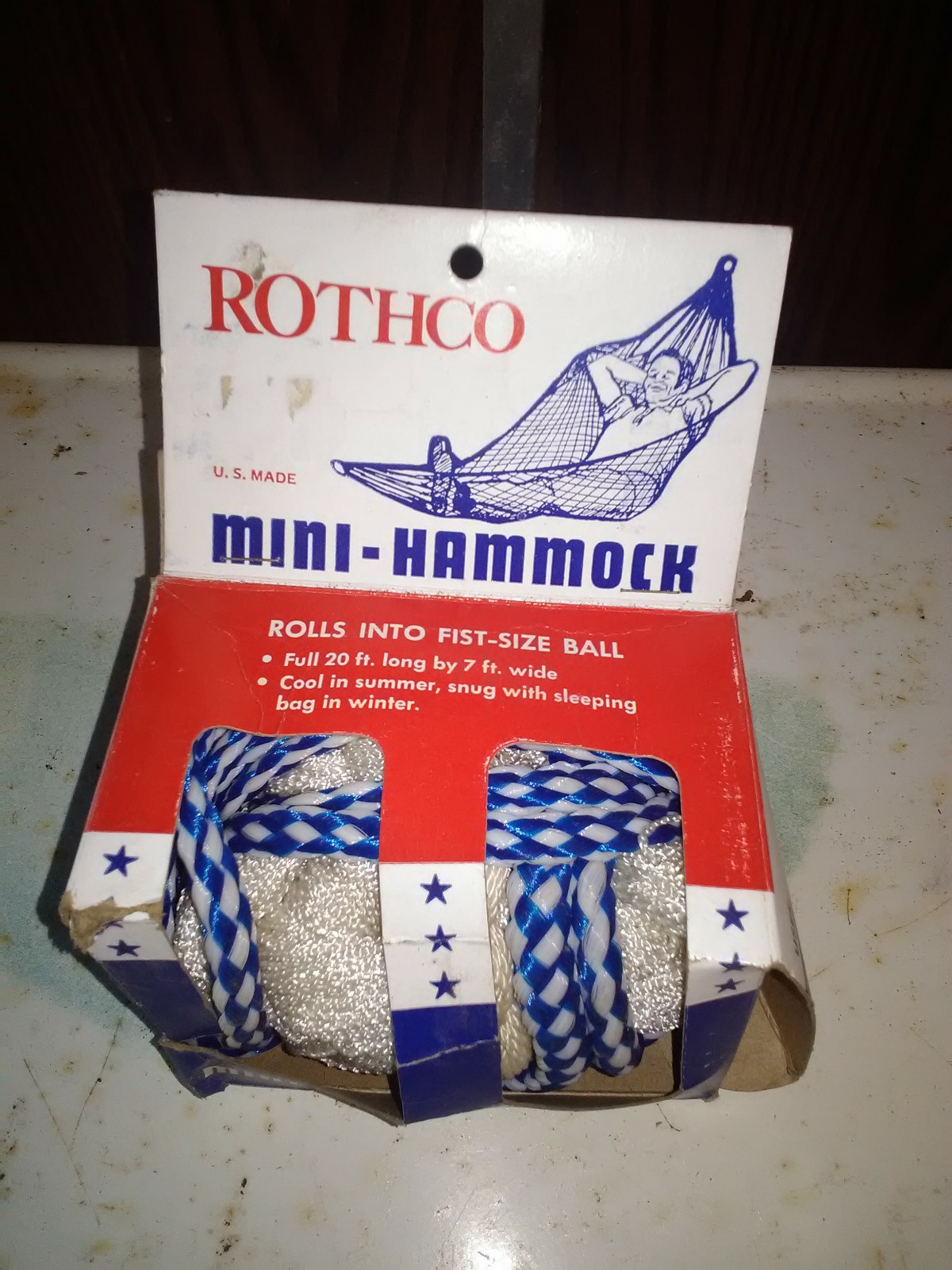 Vintage Rothco Mini Hammock NOS