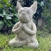 Garden Statue，Meditation Dog Meditation Dog Outdoor Decoration Garden Statue
