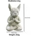 Garden Statue，Meditation Dog Meditation Dog Outdoor Decoration Garden Statue