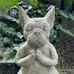 Garden Statue，Meditation Dog Meditation Dog Outdoor Decoration Garden Statue