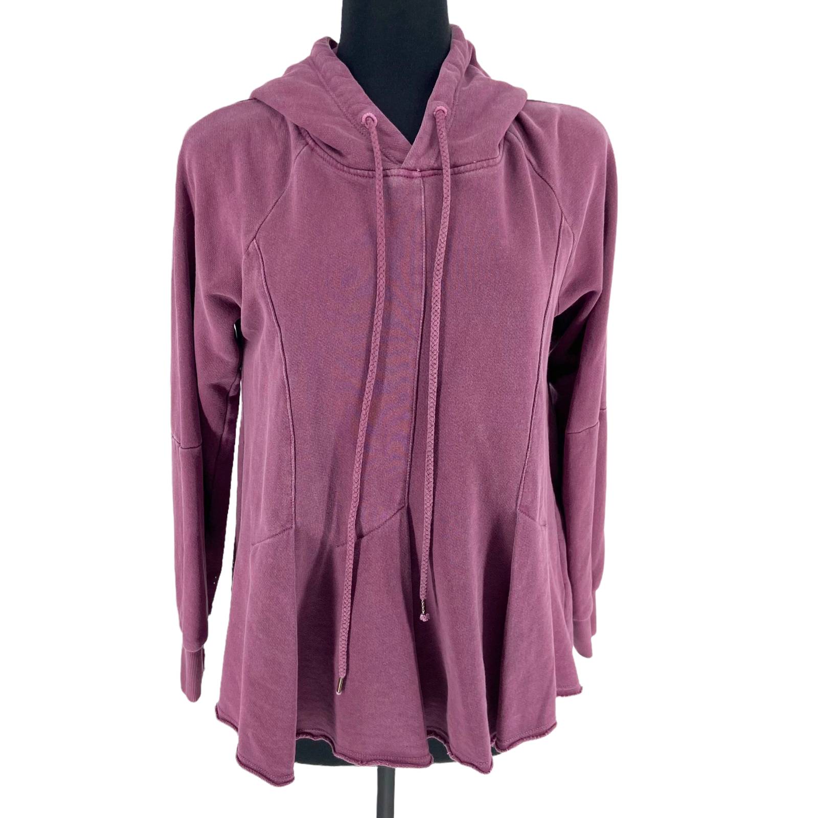 Anthropologie Pilcro and the Letter Press Flynn Hoodie Size M Raspberry