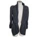 Central Park West Black Cardigan Rauch Sleeve Size M