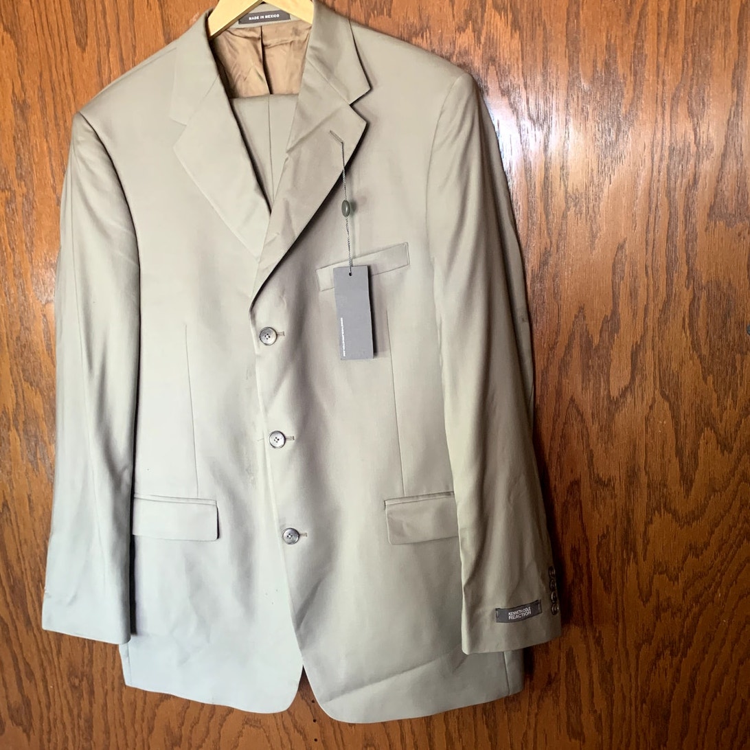 Kenneth Cole 2 Piece Tan Suit