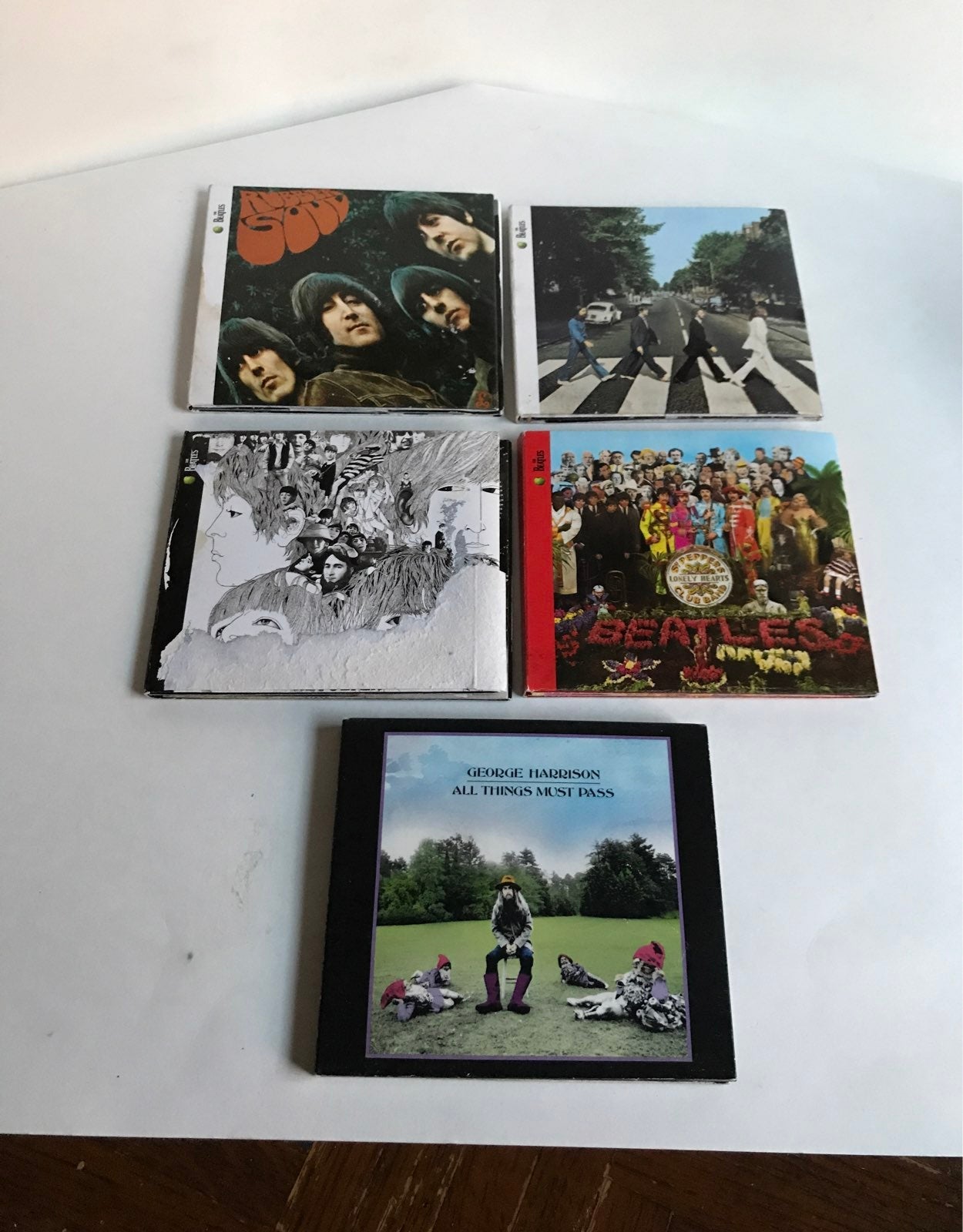 Lot of 5 CD's - 4 Beatles & 1 George Har