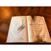 Plain English Handbook 1939 Harcover Vintage Book, Doodles, Graffiti, Burn (?)