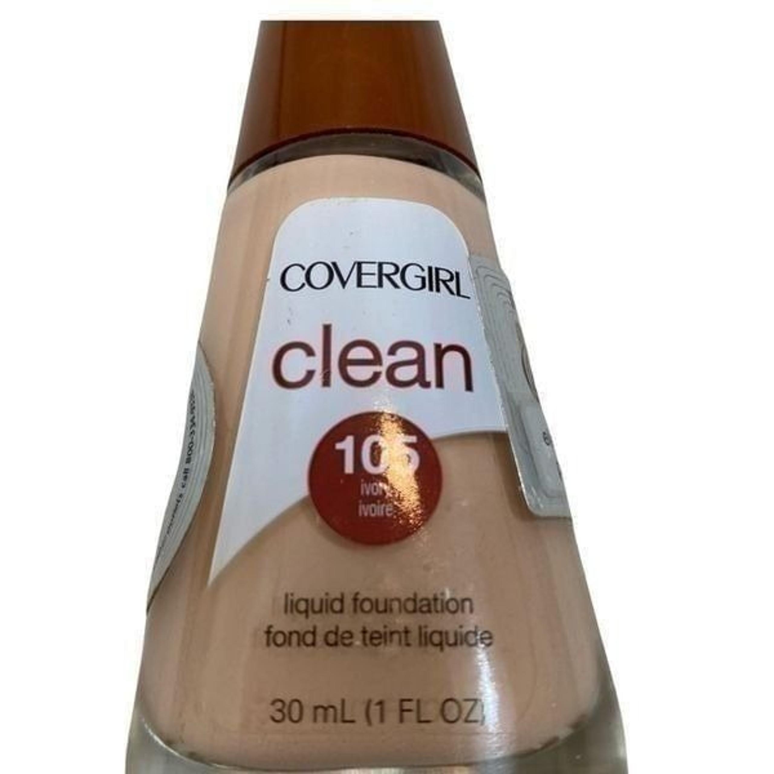 Brand New Covergirl Clean Foundation Shade 105 Ivory