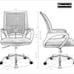 Home Office Chair Ergonomic Desk Chair Mesh Computer Chair with Lumbar Support