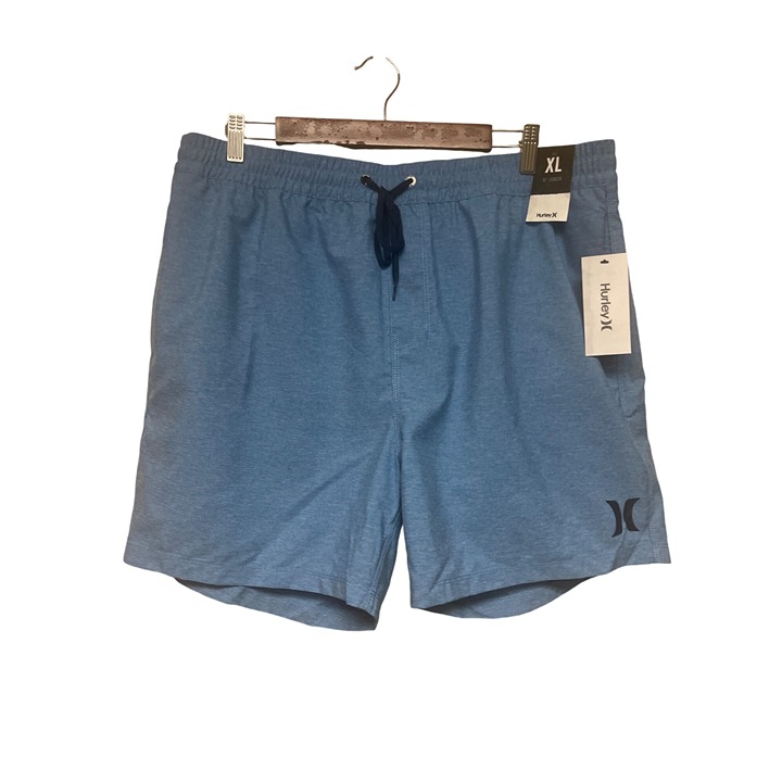 NEW! Hurley OAO One and Only Crossdye Volley 17 Shorts Blue Men's Size XL
