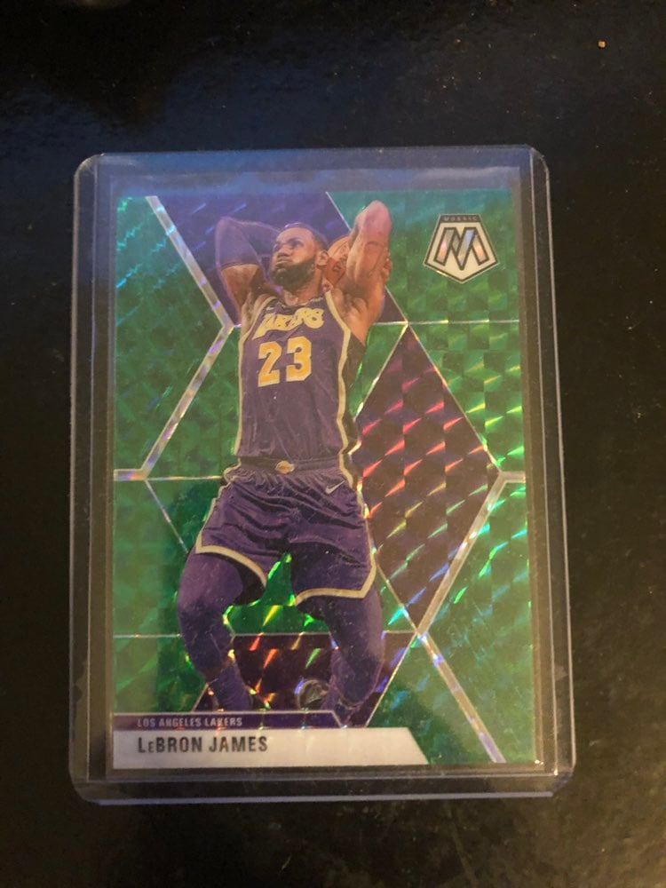 Lebron James 2020 mosaic basketball card