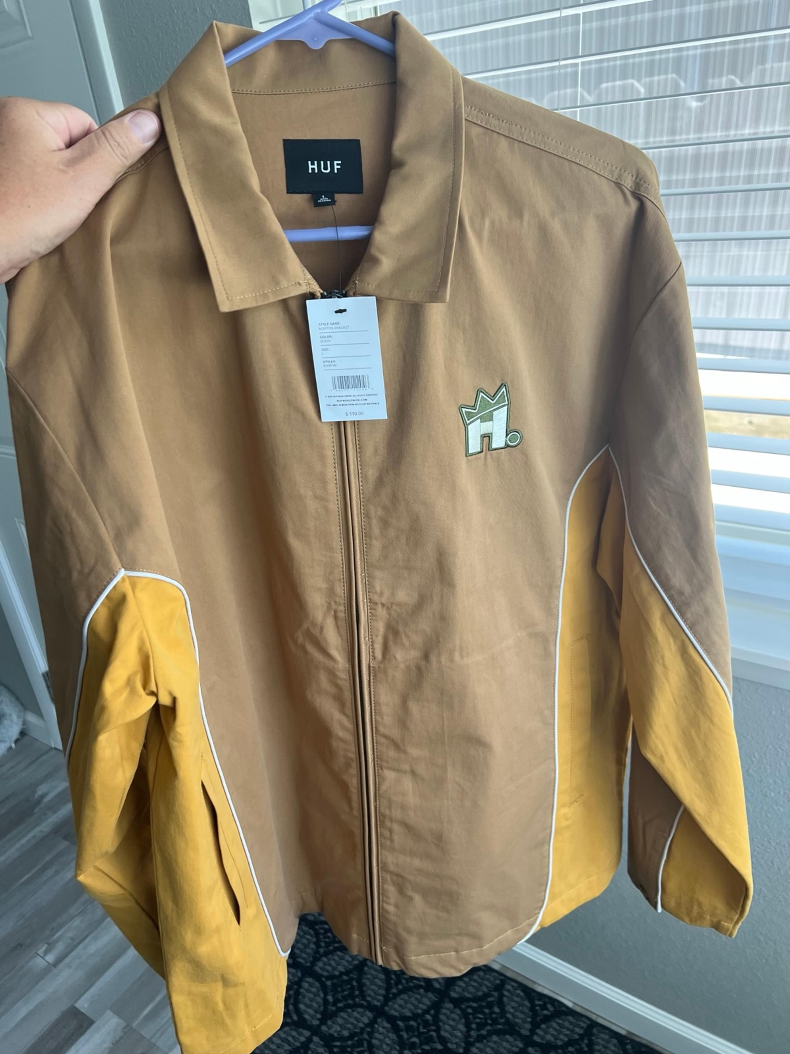 Men’s HUF Norton Shacket Large Zip-Up