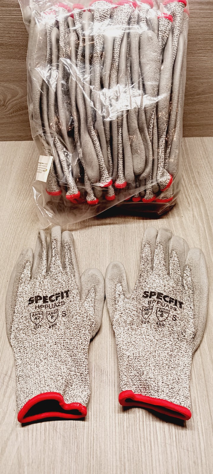 12 Pairs Specfit Safety Work Gloves Level 2 Cut Resistant New Size Small