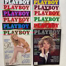 1989 Playboy Magazine Complete Set