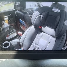 Baby Car Camera, 5'' 1080P Mirror Monitor with IR Night Vision, 3X Zoom