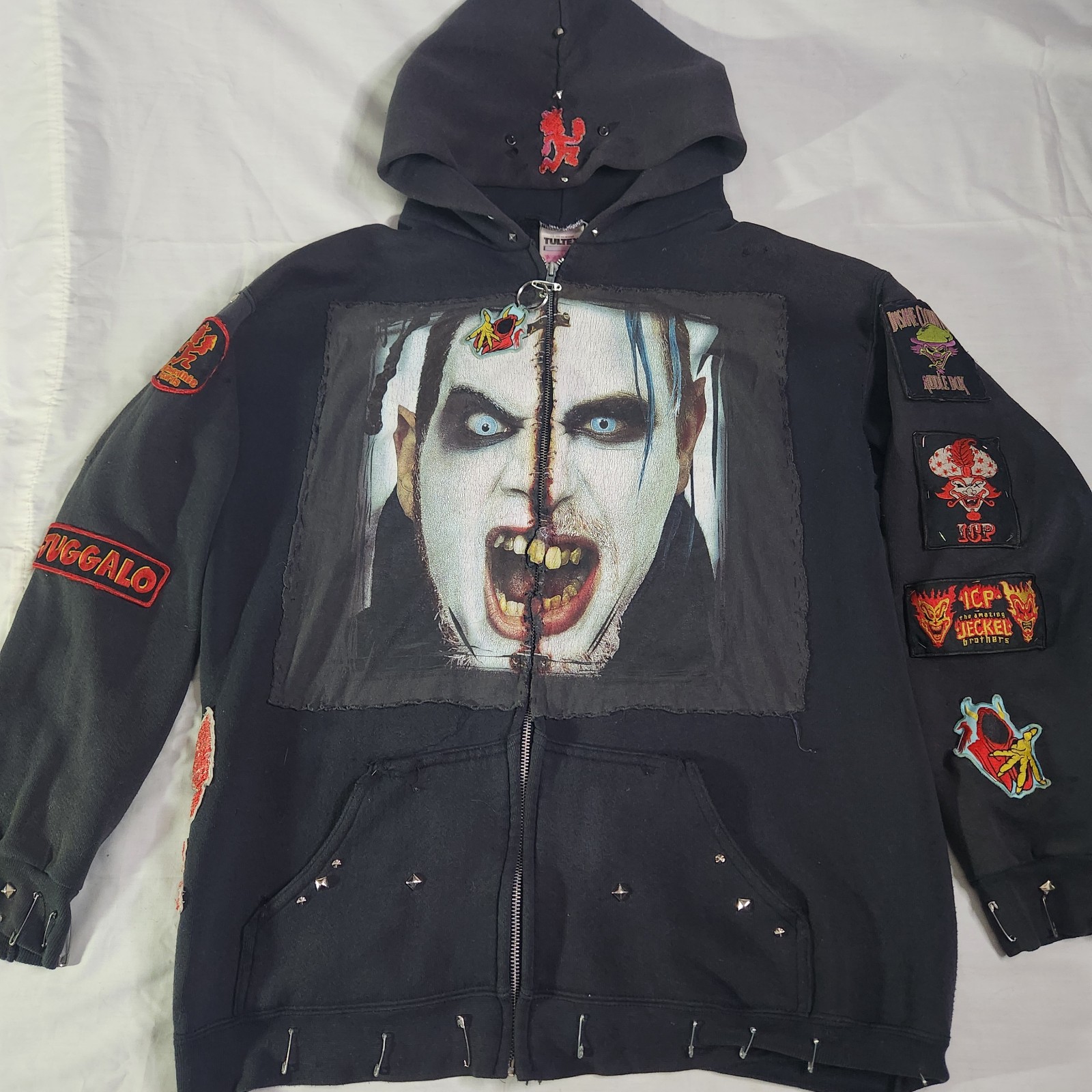 Custom Insane Clown Posse Twiztid Hoodie Hand Made - Juggalo ICP Vintage