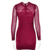 Hanging neck hip skirt summer sleeve round neck hollow denp dress