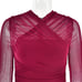 Hanging neck hip skirt summer sleeve round neck hollow denp dress