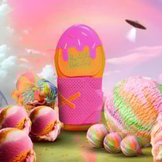 youth sliding mitt | rainbow sherbet ice cream