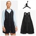 Jordan 23 Engineered Women's Black Zip Vest Mini Dress Small