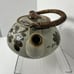 Vintage Otagiri Japan Handcrafted Gray Stoneware Teapot With Rattan Handle