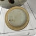Vintage Otagiri Japan Handcrafted Gray Stoneware Teapot With Rattan Handle
