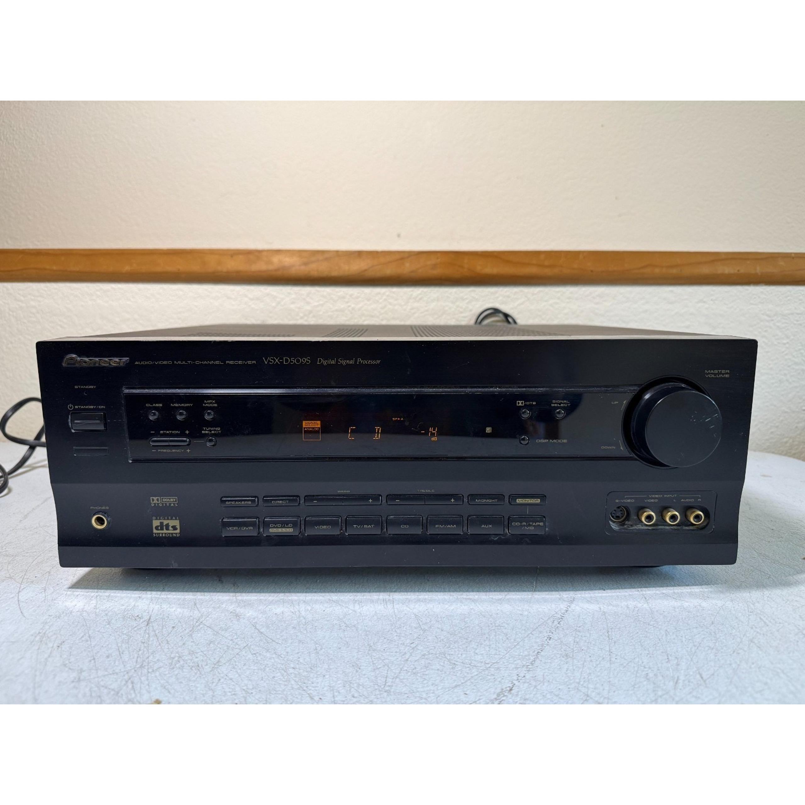 Pioneer VSX-D509S Receiver HiFi Stereo 5.1 Channel Home Theater Vintage Audio