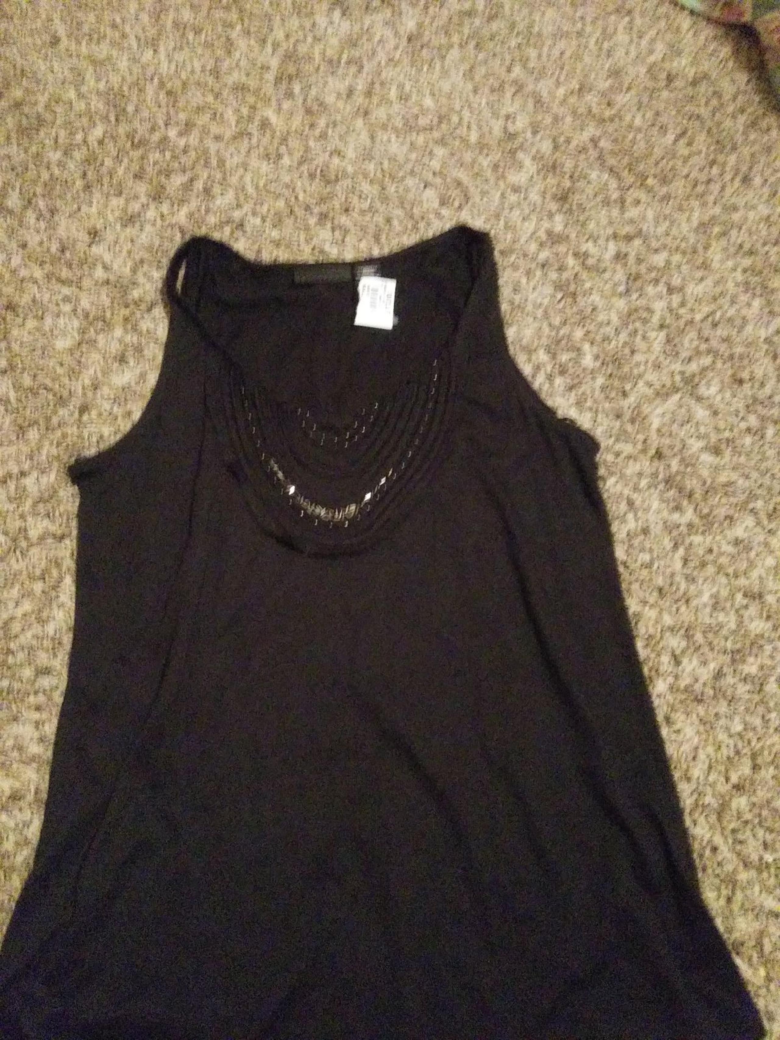 Apostrophe tank blouse