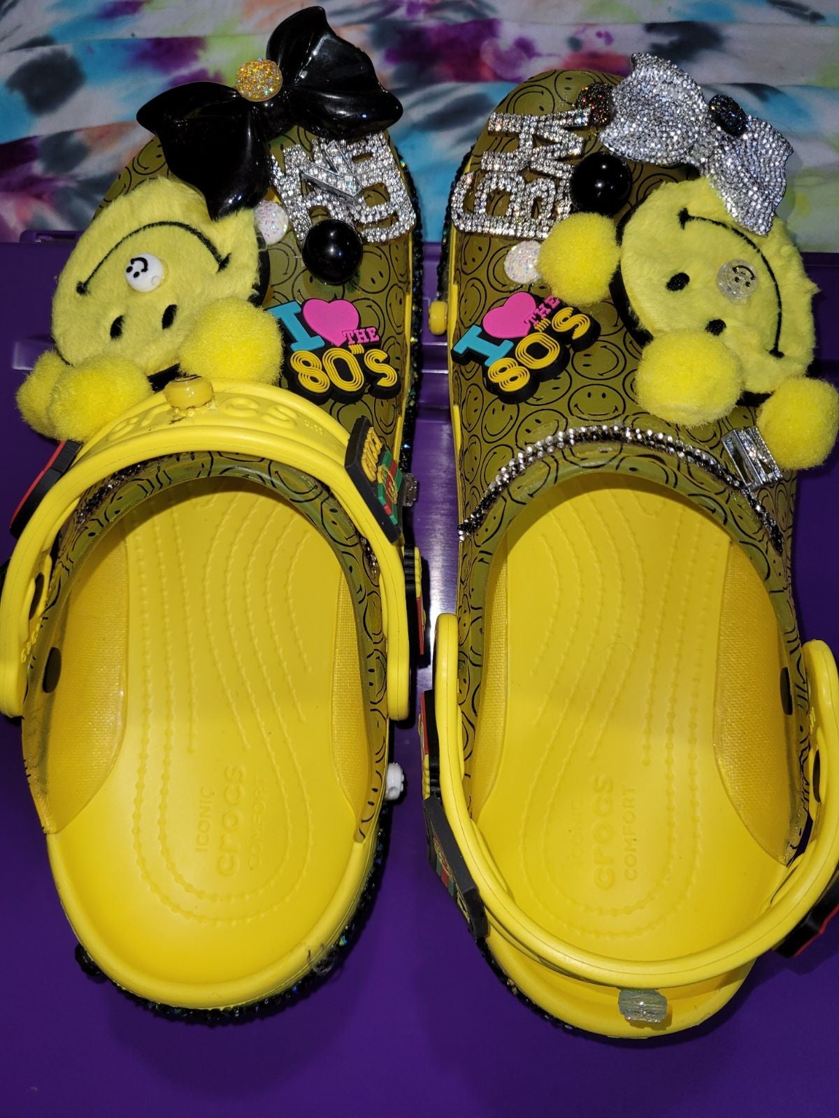 Classic Translucent Smiley Clog Crocs Throwback Edition