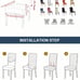 Chair cover set of 8