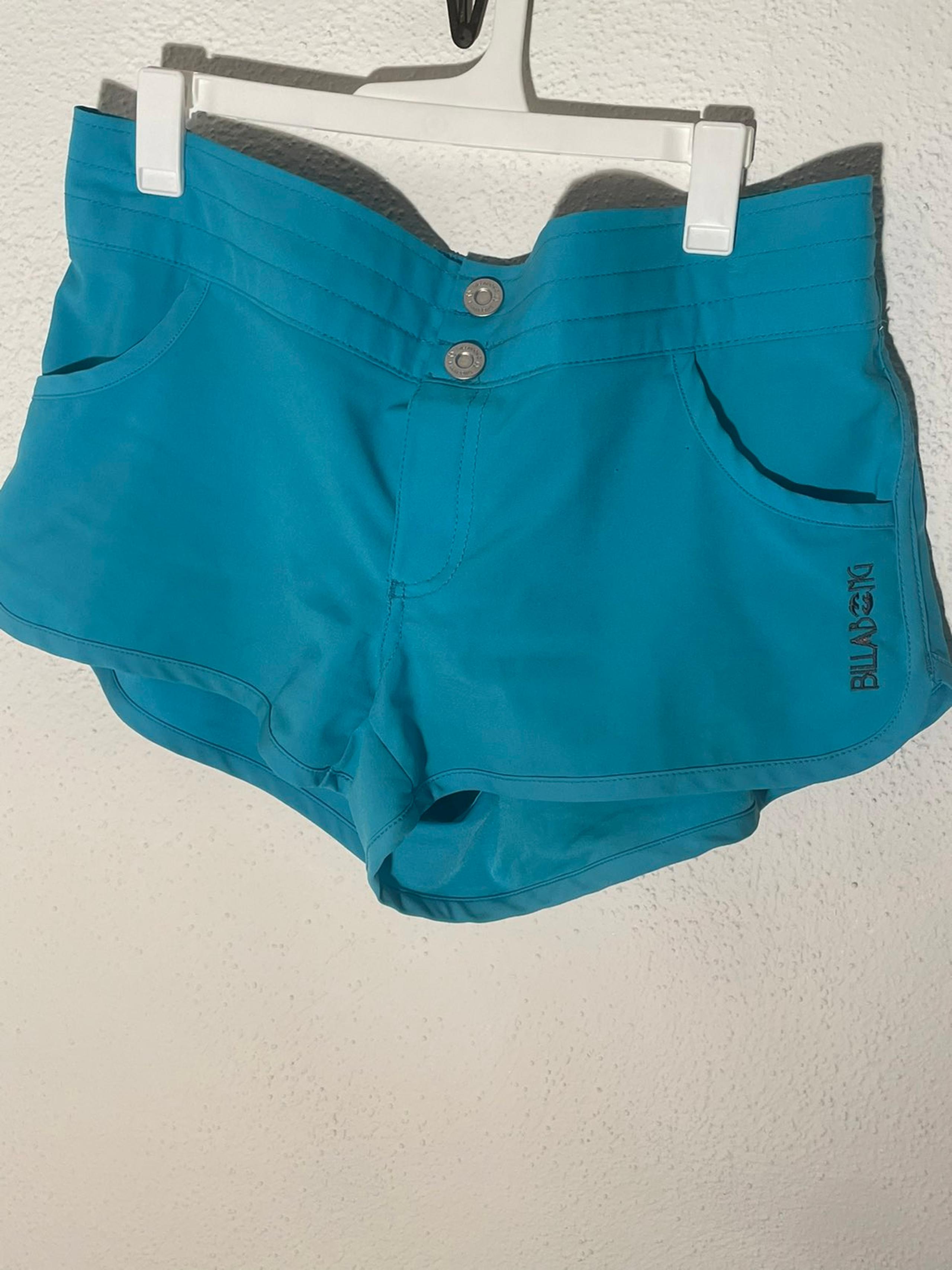billabong blue active shorts