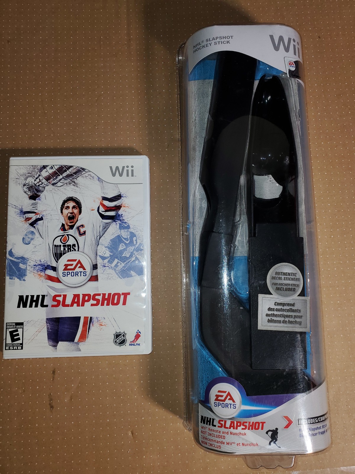 Wii NHL Slapshot With Stick