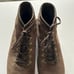 Clarks Collection Mens 10 Dark Brown Suede Leather Darian Heath Lace Up Boots