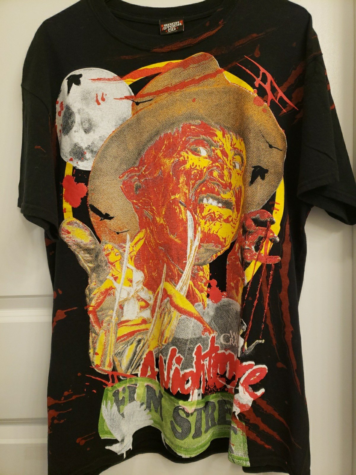 Men’s Large Backstock co AOP Freddy Krueger Nightmare On Elm Street L