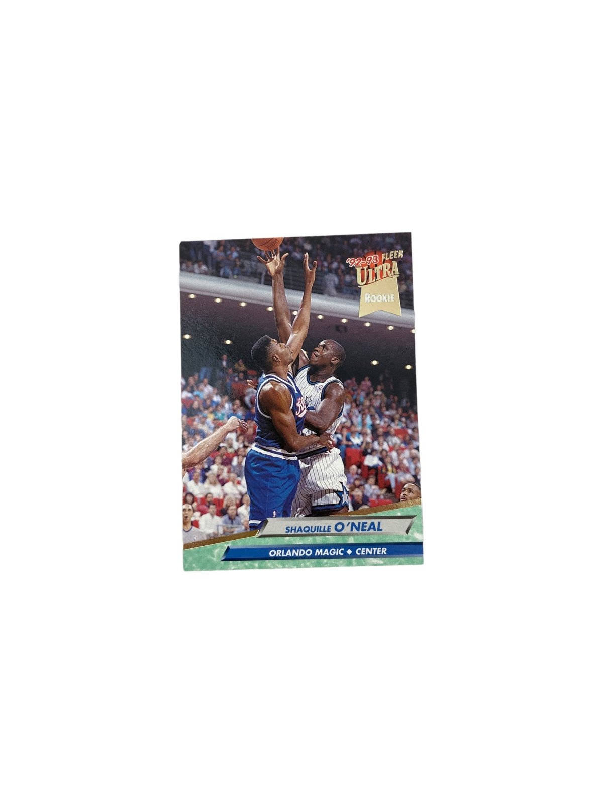 92-93 Fleer Ultra Shaquille O’Neal Rookie #328 Orlando Magic Card