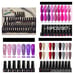 Meet Across 54pc Uv Gel Nail Polish & Effects With LED/UV Lamp - top,base,primer