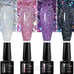 Meet Across 54pc Uv Gel Nail Polish & Effects With LED/UV Lamp - top,base,primer