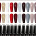 Meet Across 54pc Uv Gel Nail Polish & Effects With LED/UV Lamp - top,base,primer