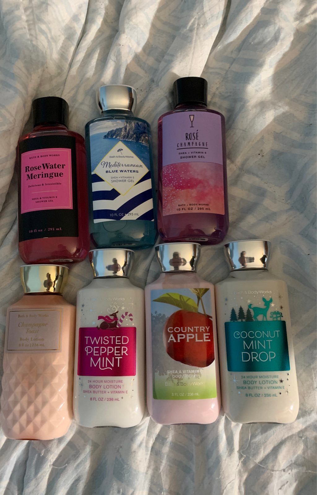 Bath and Body Works lotion and shower ge