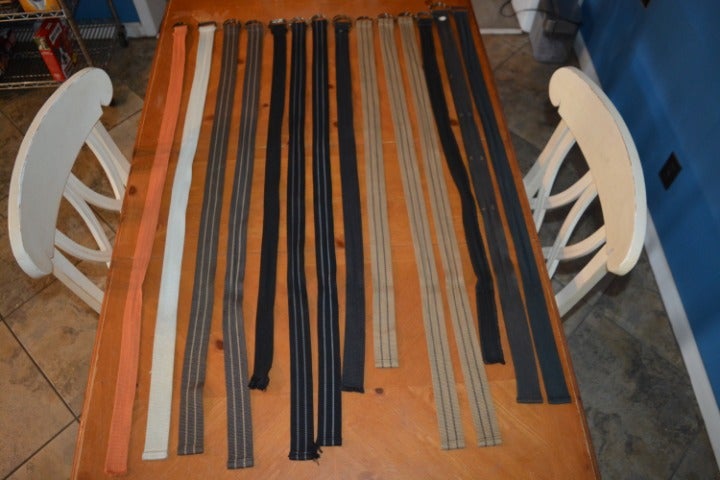 14 CLOTH MENS BELTS FOR ALL OCCASIONS