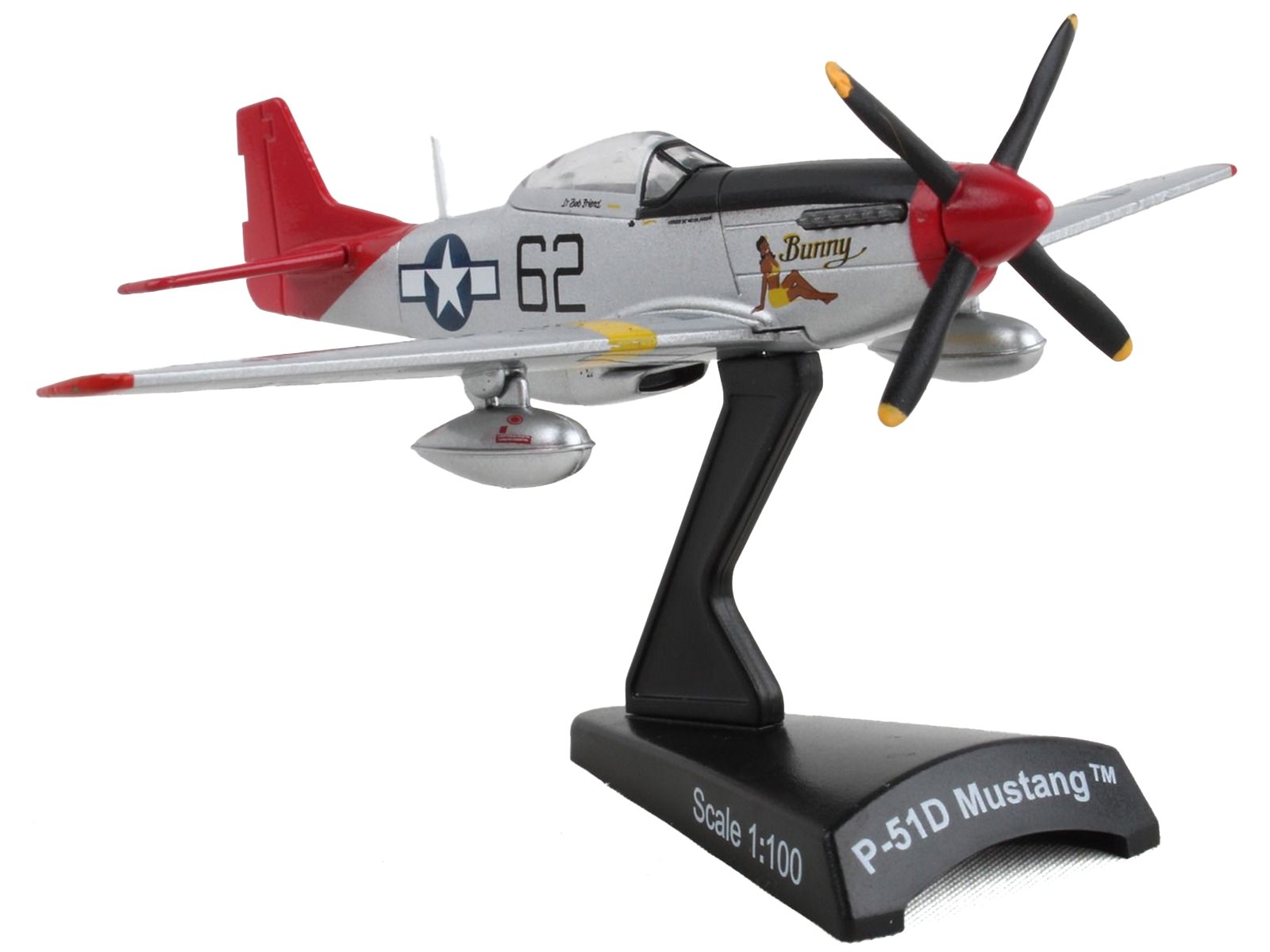 North American P-51D Mustang Fighter Aircraft #62 Bunny United States Army Air