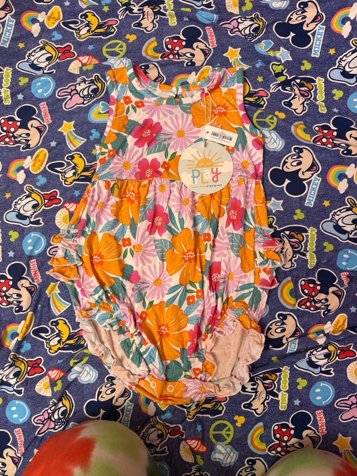 Little sleepies 2T bubble rompers