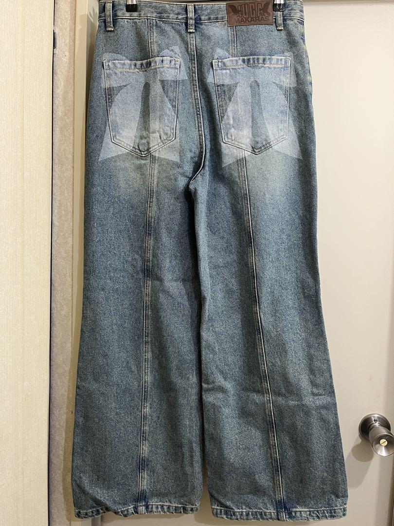 デニム・ジーパン [IUGAMAKARAS] Ribbon Denim Pants : 2 color IUGAMAKARAS Ribbon Denim Pants Other