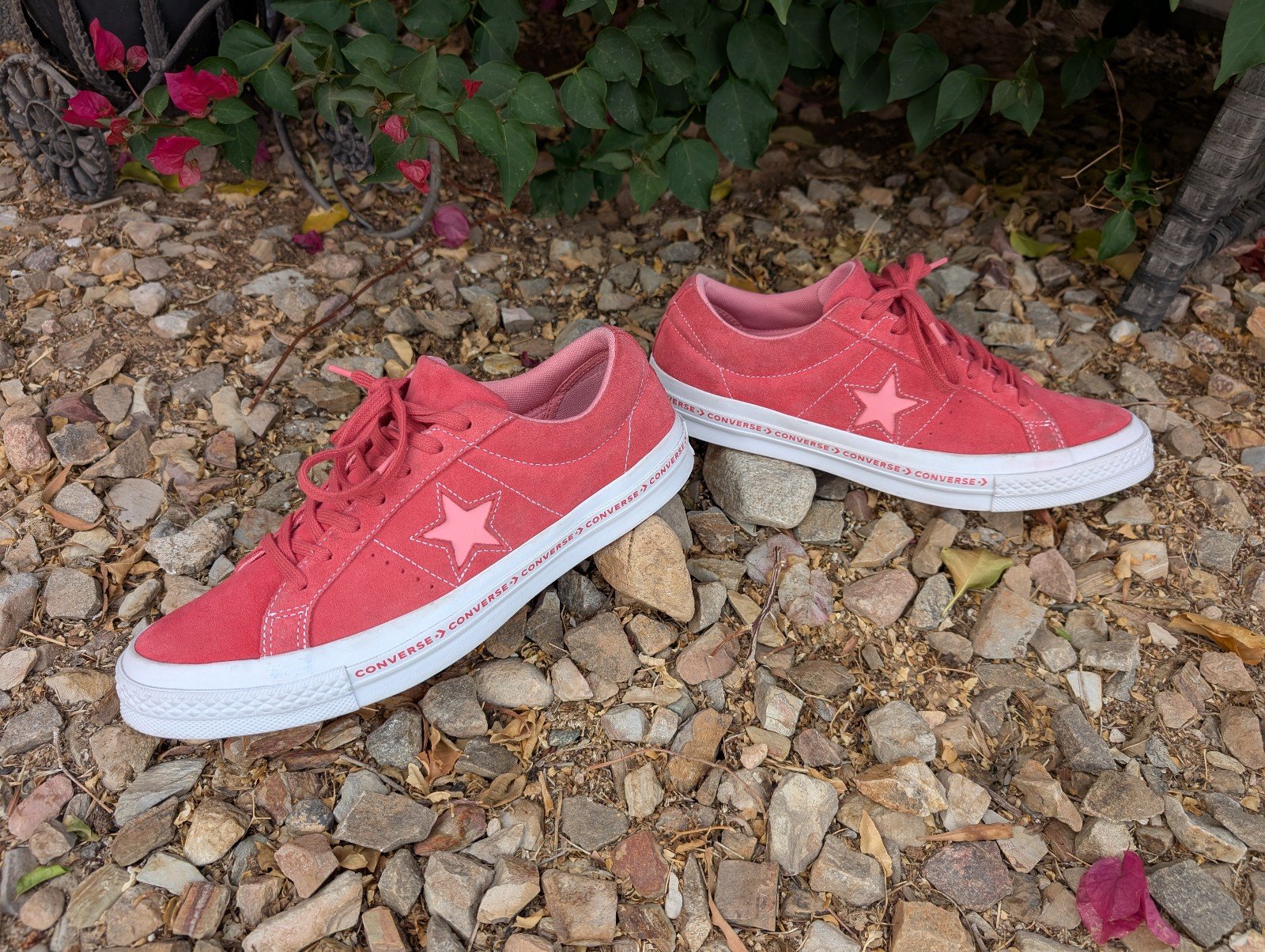 Converse One Star Ox Low Paradise Pink/Geranium Pink Men Size 9.5 Women's 11.5