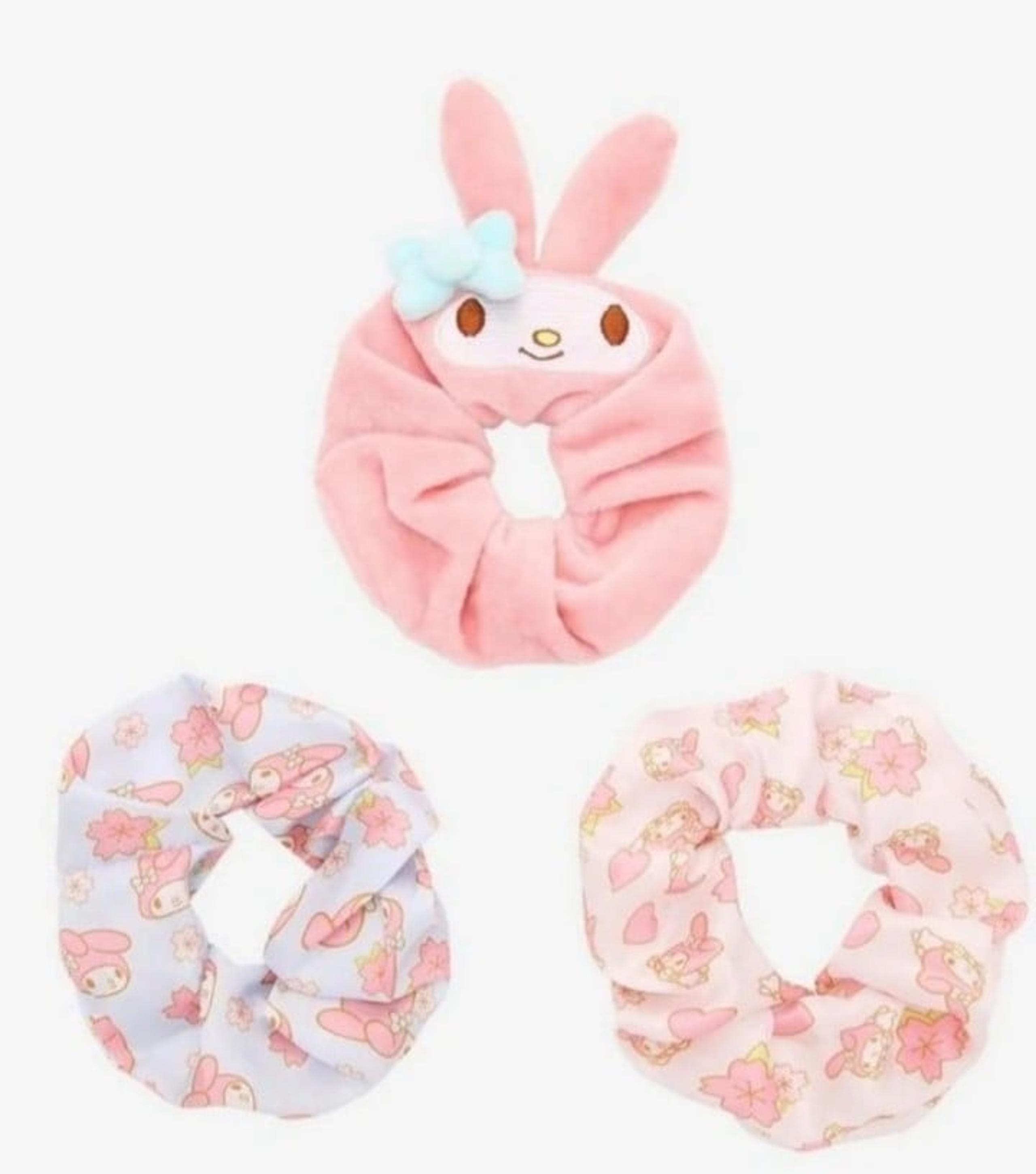 New My Melody Cherry Blossom Scrunchie Set