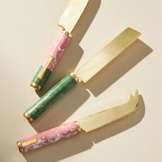 Anthropologie Bergen Cheese Knives, Set of 3