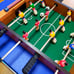 Tabletop soccer game ⚽️ Retro mini version of soccer, 34 cm, available at the bar.