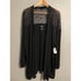 Torrid Womens Cardigan 3X Black Rayon Stretch Lace Trim Open Front Whimsigoth