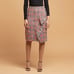 Anthropologie Eva Franco Tweed Plaid Fringe Pencil Skirt Ruffle