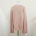 Helmut Lang laced sleeve sweater tan cashmere wool Large