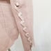 Helmut Lang laced sleeve sweater tan cashmere wool Large