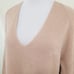 Helmut Lang laced sleeve sweater tan cashmere wool Large